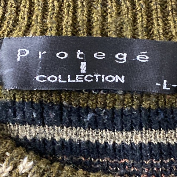 1990's Protege Collection By Tag Men's Coogi Inspired Cosby Style Sweater Size L - Picture 5 of 12